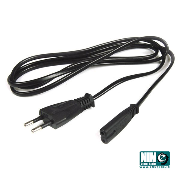 کابل برق 1.5 متری و 2 پین برای اتصال به پاور کامپیوتر و رادیو