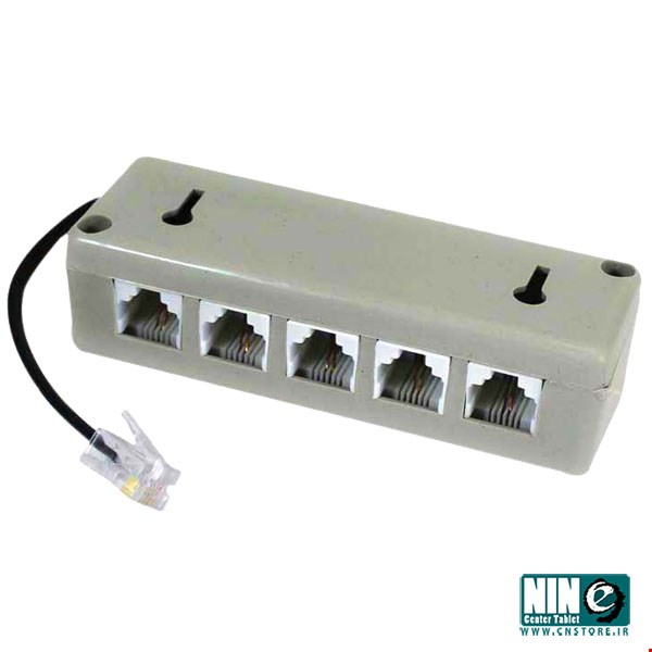 RJ11 1 Plug To 5 Socket Telephone Line